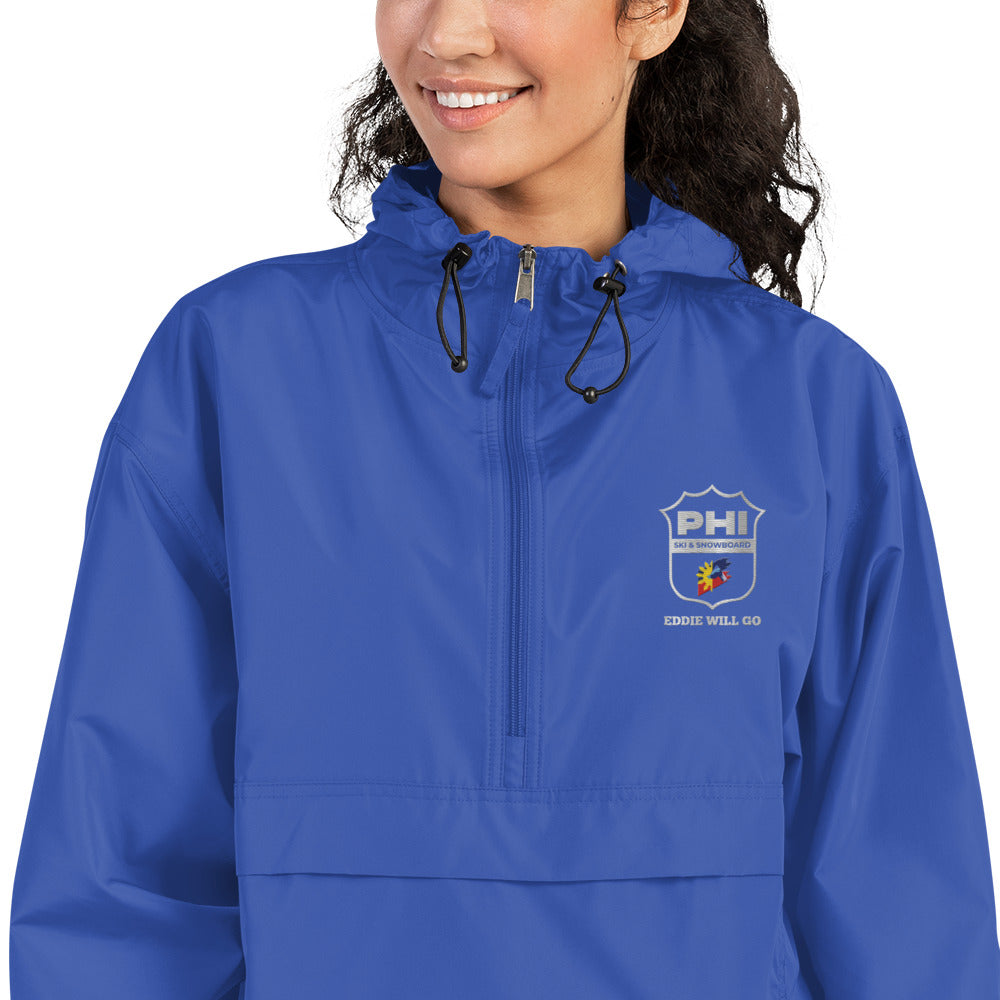 Embroidered Champion Packable Jacket – Eddie Will Go